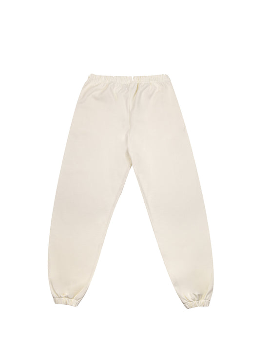 LATE CHECKOUT White/Orange Sweatpants