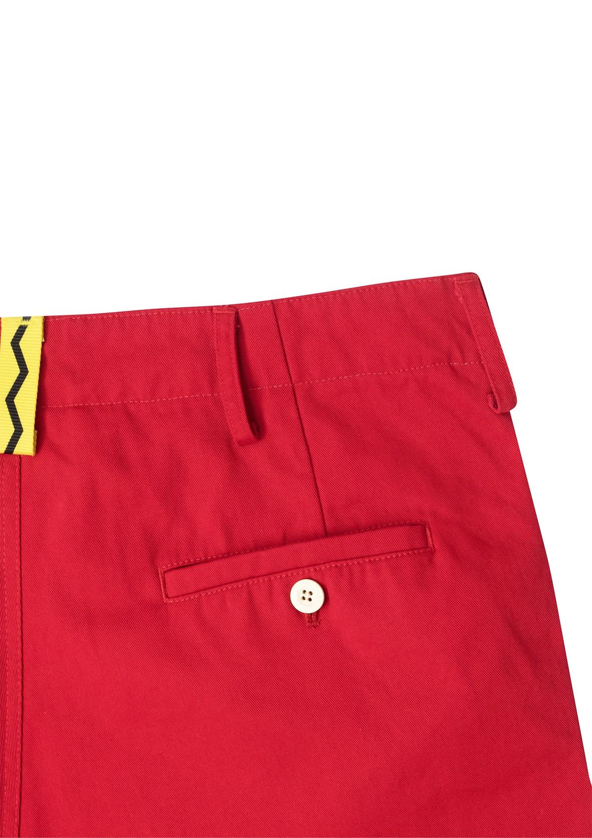 ROWING BLAZERS RED COTTON TWILL WIDE TROUSER