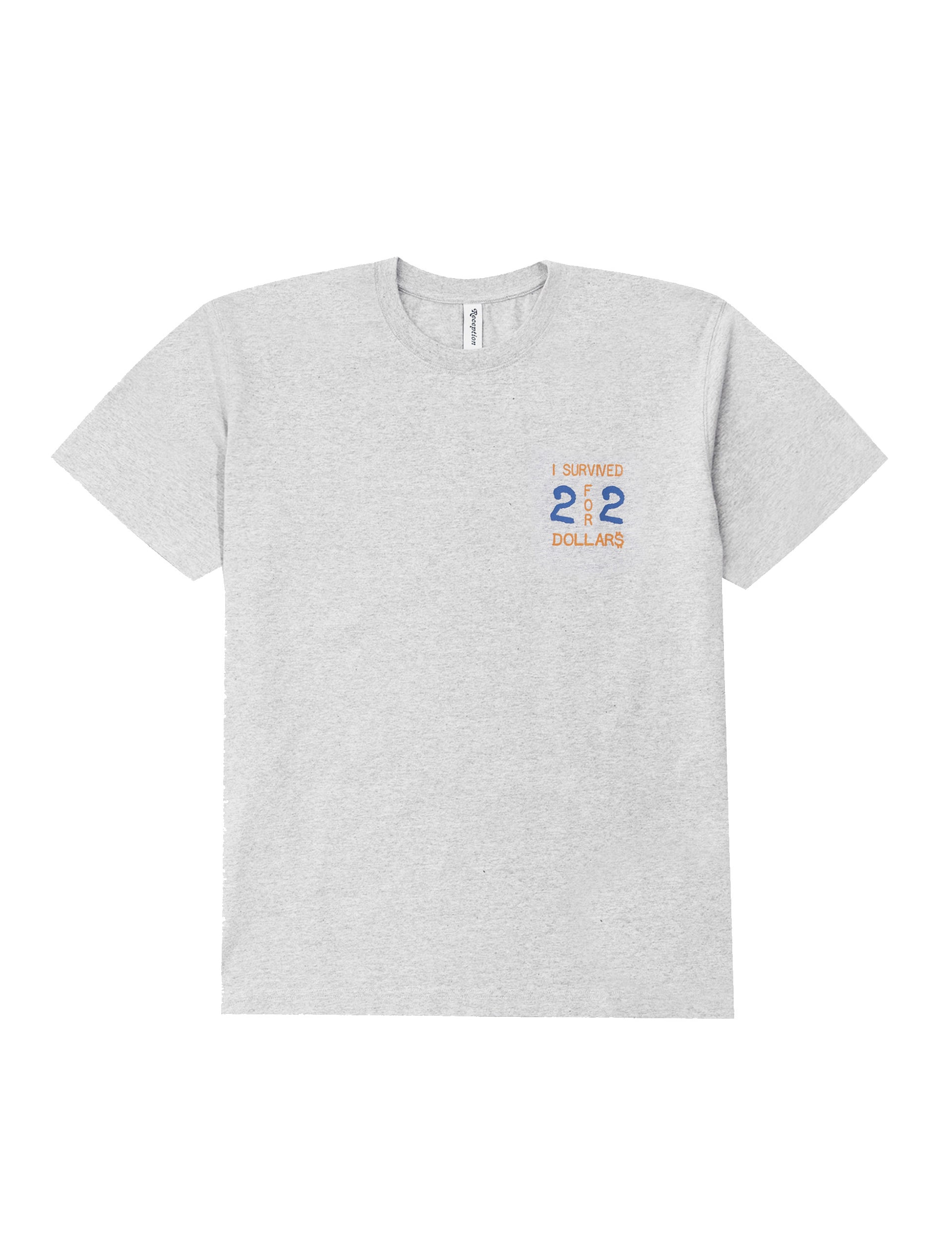 RECEPTION CLOTHING SS TEE TWO COTTON SINGLE JERSEY